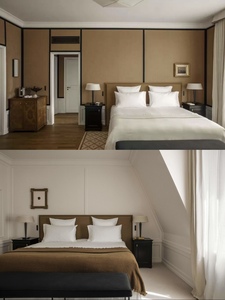 Ensembles <span class=keywords><strong>de</strong></span> Chambres Modernes en Cuir Véritable pour Hôtels, Design Personnalisé <span class=keywords><strong>Balzac</strong></span> Champs-Élysées Paris, Vente en Gros pour Salons et Appartements - Product Image 3