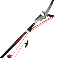 Extentool 12ft aluminium élagage arbres scie jardin ciseaux pôle longue tige de scie télescopique