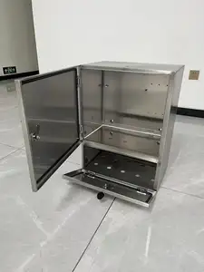 Armário de potência do chassi, equipamento de processamento de chapa metálica para produtos de metal, gabinete de controle de chapa metálica em aço inoxidável