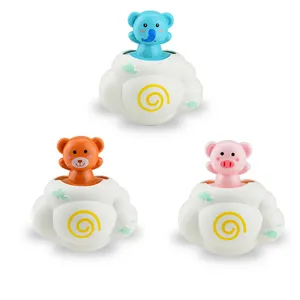 ของเล่นรูปการ์ตูนสัตว์รูปหมีช้างแม่ลูก,ของเล่นแบบมีปฏิสัมพันธ์ระหว่างเด็กในห้องน้ำมีเมฆฝนของเล่นสำหรับอาบน้ำรูปสัตว์