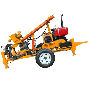 Machine <span class=keywords><strong>de</strong></span> forage <span class=keywords><strong>de</strong></span> puits d'eau portable, hydraulique, diesel, personnalisée, pour petits puits - Product Image 3