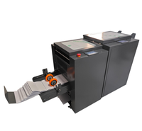 Machine à relier les livrets à point de selle automatique S33+30 à double tête de fil avec coupe-bordures