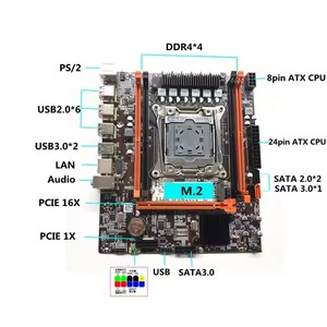 Nuevas Placas Base de Escritorio X99 para Xeon LGA 2011-3, Placa Base de 4 Canales DDR4, Placa X99H, Buen Kit M.2 NVME, Placas Base X99 - Product Image 5
