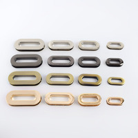 Meetee — anneaux ovales BF328 de 18-38mm, accessoires de quincaillerie pour bagages, sangle à vis fermoir pour sac à main