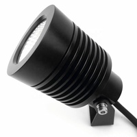 Projecteur LED extérieur en aluminium IP65 10W, COB blanc chaud, angle de faisceau 30/45/60°, DC24V, dimmable, pour jardin et cour