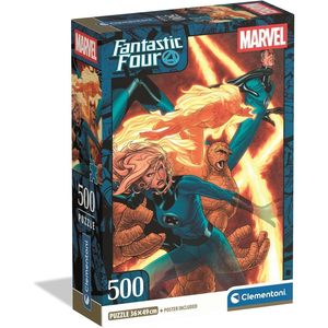 CLEMENTONI MARVEL - Puzzle 500 pièces Les 4 Fantastiques 2025 - Product Image 1