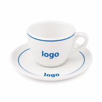 Nouvelle Tasse à Expresso Moderne 2026 avec Soucoupe 50ml 80ml 140ml – Ensemble Tasse, Mug et Assiette Idéal pour un Cadeau