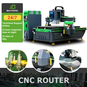 Alta qualidade alumínio 4x8 pés ferramenta automática carregador cnc roteador acrílico máquina de gravação para gabinete mobília sinal fazendo