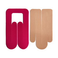 Bande de kinésiologie en coton pré-découpée 5 cm avec logo personnalisé, soutien élastique pour le genou, respirante, pour soulagement musculaire sportif, physiothérapie, unisexe