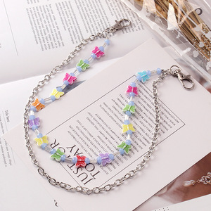 Butterfly Double Layer Pants <b>Chain</b> Zinc Alloy <b>Waist</b> <b>Chain</b> Daily Wear Fashion Body <b>Chain</b> - Product Image 3