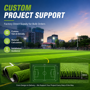 <span class=keywords><strong>Gazon</strong></span> artificiel de football résistant aux UV, 50 mm, haute densité, en PE <span class=keywords><strong>synthétique</strong></span>, pour projets de terrains de football en plein air - Product Image 6