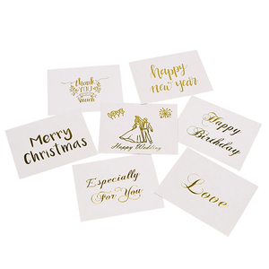 OBROU logotipo personalizado en relieve hoja de oro rosa estampado en caliente rubor Rosa negocios tarjetas de agradecimiento embalaje al por mayor servicios de impresión - Product Image 6