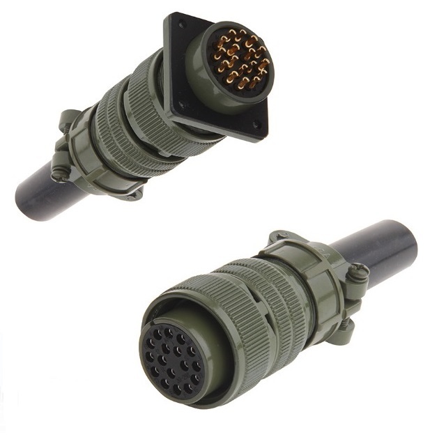 MS3108 Circular MIL Spec Connector Circular 8P 14S 90 Degree Plug MS5015 MS3108A 20-7S