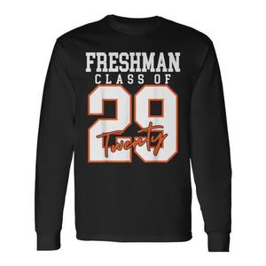 Camiseta de manga larga para estudiantes de primer año de la clase de 2029, regreso a la escuela, estudiantes de primer año de secundaria - Product Image 1