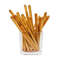 Bâtonnets de biscuits au caramel croustillant à la crème sucrée en boîte/sachet