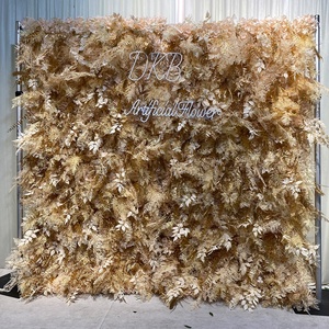 Panel <span class=keywords><strong>DE</strong></span> FONDO 5D para decoración <span class=keywords><strong>de</strong></span> boda, decoración <span class=keywords><strong>de</strong></span> pared <span class=keywords><strong>de</strong></span> flores artificiales en cúpula, Rosa peonía <span class=keywords><strong>de</strong></span> seda amarilla, novedad <span class=keywords><strong>de</strong></span> <span class=keywords><strong>2022</strong></span> - Product Image 2