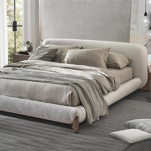 Juego de Dormitorio de Estilo Moderno, Ligero y Lujoso, Cama Suave y Cómoda, Diseño Moderno, Estructura de Madera - Product Image 3