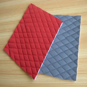 Needle Punched Nonwovens Automobile <strong>Upholstery</strong> Diamond Stitch <strong>Fabric</strong> <strong>Quilted</strong> <strong>Upholstery</strong> Sponge <strong>Quilted</strong> Cloth for Car Seat - Product Image 4