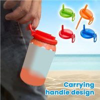 Haute Qualité Prêt Stock Coloré Réutilisable Potable Étanche De Qualité Alimentaire Silicone Couvercle Canette Soda Couverture