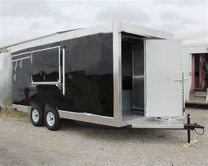 รถขายอาหารเคลื่อนที่แบบกำหนดเองสำหรับงานกลางแจ้ง บริการจัดเลี้ยง อาหารพิซซ่า บาร์บีคิว กาแฟ พร้อมขาย - Product Image 2