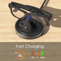 Station de charge rapide pour lunettes intelligentes Meta Ray-Ban, support de chargeur USB-C magnétique, base antidérapante