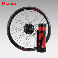 Kit de conversion de vélo électrique LVBU de haute qualité, étanche, 36V 250W, roue avant 16 pouces, avec batterie au lithium