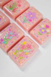 Juego <span class=keywords><strong>de</strong></span> Mahjong Estilo <span class=keywords><strong>Cascanueces</strong></span>, Fichas Rosadas <span class=keywords><strong>de</strong></span> Ballet, Pintadas a Mano, Diseño Americano, Personalizado OEM, Completo - Product Image 5