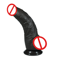 Dildo Realista Suave con Ventosa, 100% Impermeable, Material de Goma de Gelatina Ecológico, Tamaño Súper Grande, Portátil para Masturbación Femenina