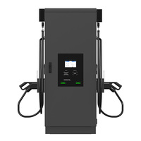 Chargeur de véhicules électriques commercial DC 120 kW, chargeur EV DC CCS2 vers Chademo, station de recharge EV DC