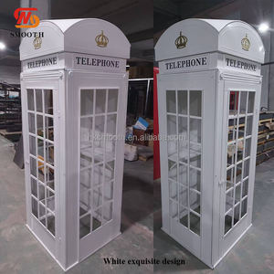 SMOOTH Luxury Wedding <b>Party</b> Decorative Audio Guestbook Bright Red London Telephone <b>Box</b> Vintage Phone Booth - Product Image 4