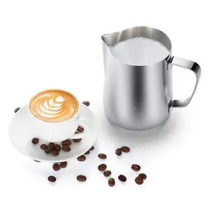 Vendita calda in acciaio inox Espresso tazzine Pull fiore tazza Latte arte Latte schiumatura brocca caffè tè di buona qualità rifornito