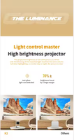 Projecteur K2 de poche portable intelligent avec batterie intégrée, système Android 11 vidéo LCD 1080P 4K, 5G, WiFi, 6 BT5.2, projecteur de film