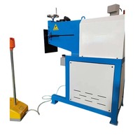 Machine à rainurer et à former des rainures rotatives pour conduits ronds en tôle métallique HVAC électrique