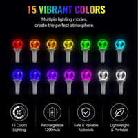 Fabricante OEM ODM |   Bastón Luminoso LED de Plástico con Control Remoto para Conciertos Kpop, Función Tacto Real, Color y Logotipo Personalizables para Eventos Deportivos