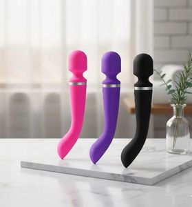 Offre Spéciale AV baguette gode Double extrémité vibrateur jouets sexuels pour femme lesbienne hommes Clitoris vagin masseur sexe Machine pour femmes - Product Image 1