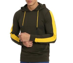 2018 Design personnalisé Sweat à capuche 100% coton tissé tricoté avec logo brodé sur mesure - Product Image 4