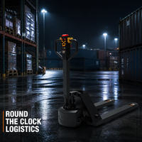 Chariot à palettes de 2 tonnes de capacité, résistant à l'usure, qualité commerciale, vente en gros, approvisionnement direct usine, avec poignée de direction