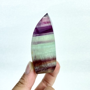 Vente en gros de tours de <span class=keywords><strong>fluorite</strong></span> arc-en-ciel de haute qualité, pierres de guérison en cristal, ornement flamme de <span class=keywords><strong>fluorite</strong></span> pour la décoration intérieure - Product Image 5