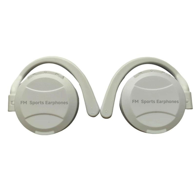 Dedicated Listening Stadium Commentary Portable Wireless FM Radio Earphones Ear-hook Design LED Indicator Waterproof IPX-4