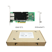 CEACENT CC8540-T2 PCI Express 2.0X8 Kartu Jaringan Server Internal Intel X540AT2 Chip Dual RJ45 Port 10GbE