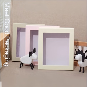 Scatola Regalo Minimalista con Finestra Trasparente, Scatola Personalizzata per Cosmetici, Vestiti, Scarpe, per Natale, Matrimoni, Feste - Product Image 3