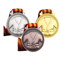 Op maat gemaakte hoogwaardige antieke moderne Taekwondo Karate medailles van metaal, zinklegering, 3D sportmedailles in goud, zilver en brons