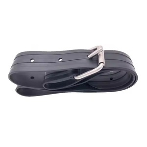 Ceinture de plongée lestée en caoutchouc noir, réglable, robuste, importée de Malaisie, idéale pour la plongée libre – Meilleure vente - Product Image 3
