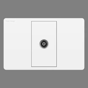 Prise murale téléphonique et informatique double port RJ45, prise réseau informatique et téléphonique, panneau de prise murale Ethernet universelle - Product Image 2