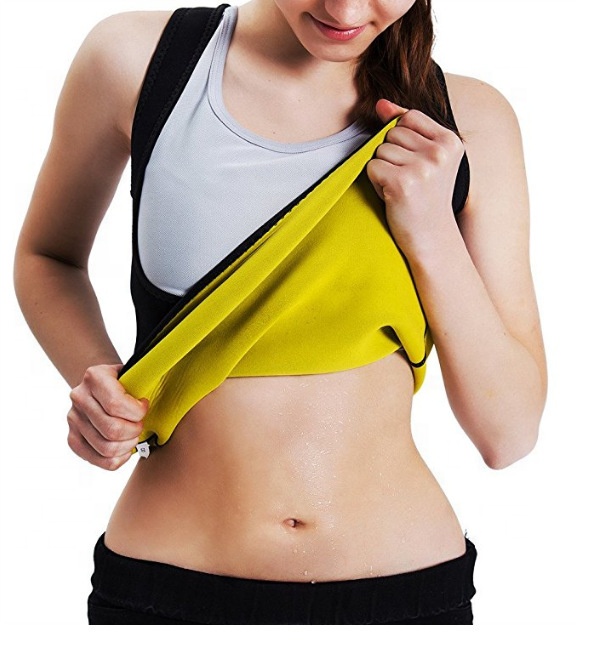 Новый дизайн, обтягивающий жилет-сауна для похудения, Корректирующее белье, тренажер для талии, для фитнеса и сжигания жира для женщин