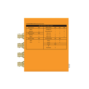 Convertisseur de diffusion AVMATRIX SC2020 12G-SDI vers 4K HDMI bidirectionnel avec traitement des signaux multi-entrées et sorties, répartiteur et prolongateur de fibre optique - Product Image 6