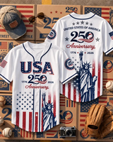 Jersey Baseball Cetak Kustom, Jersey Baseball Cetak, Jersey Baseball Cetak 3D, Seragam Baseball Hari Kemerdekaan AS OEM ODM