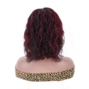 Parrucche Frontali in Pizzo HD 4x4 con Capelli Umani <span class=keywords><strong>Ricci</strong></span> a Torsione <span class=keywords><strong>Rossi</strong></span> P1b, Capelli Grezzi Allineati alle Cuticole, Vendita all'Ingrosso dalla Fabbrica di Xuchang - Product Image 2