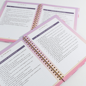 Tùy chỉnh máy tính xách tay in ấn kế hoạch 2026 nhà máy giá chất lượng cao bìa cứng xoắn ốc máy tính xách tay chương trình nghị sự - Product Image 4