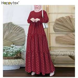 Luxe été bohème moyen-orient islamique musulman vêtements à manches longues robe femmes musulmanes robe pour fête en plein air vacances - Product Image 6